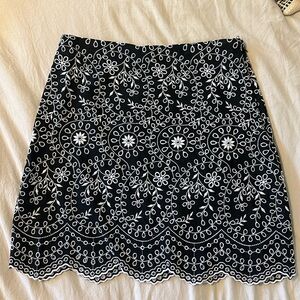 Embroidered Loft skirt